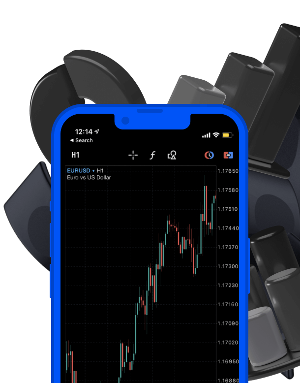 A phone that shows price changes