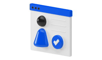 Card with human symbol and checkmark