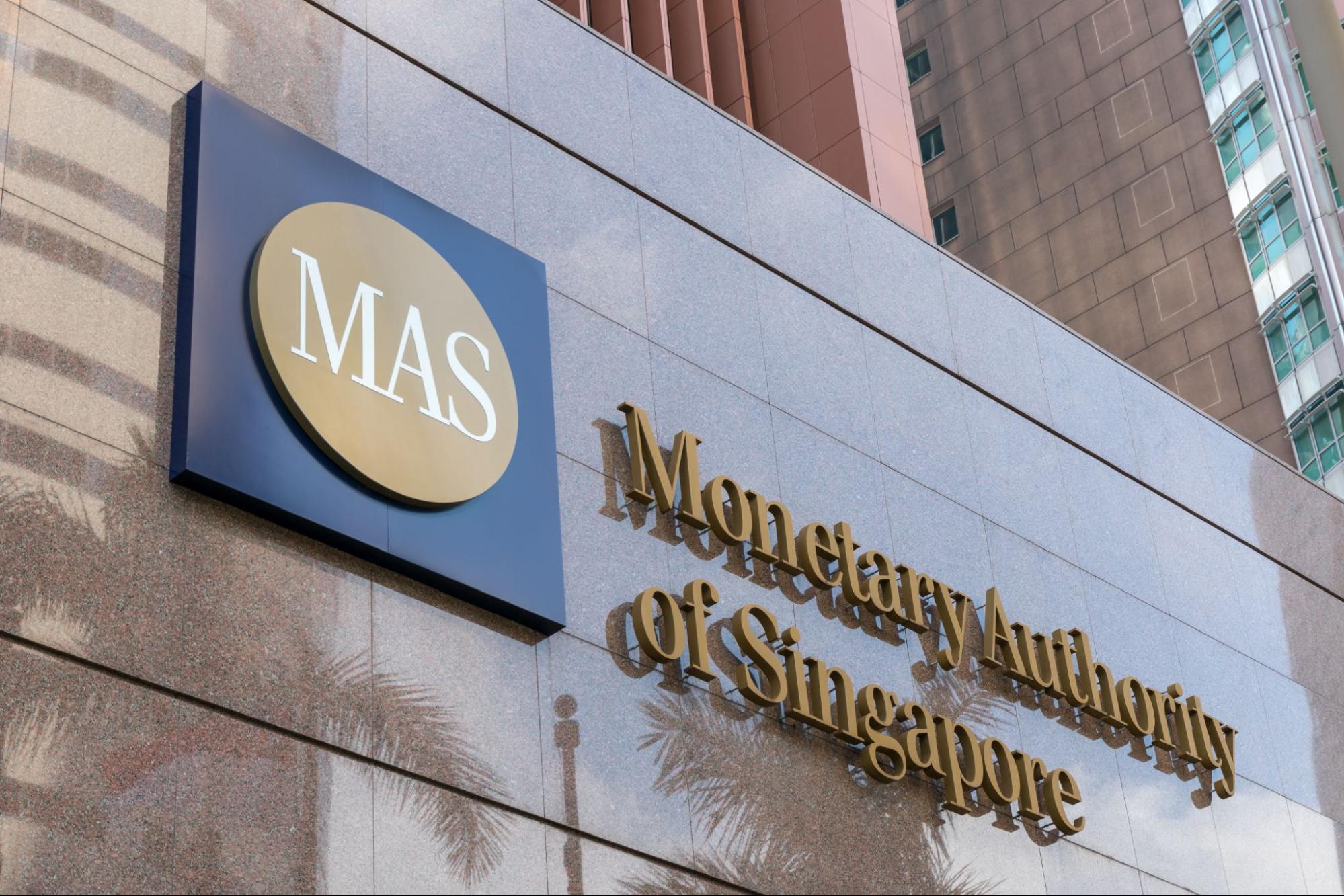 Monetary Authority of Singapore building facade