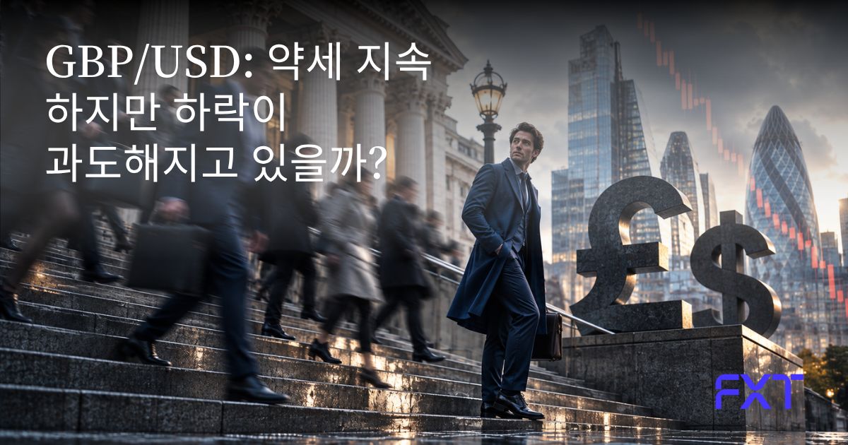 GBP/USD, 주요 지지선 하향 돌파로 낙폭 확대 — 영국 인플레이션 상승과 연준 금리 인상이 시장에 영향