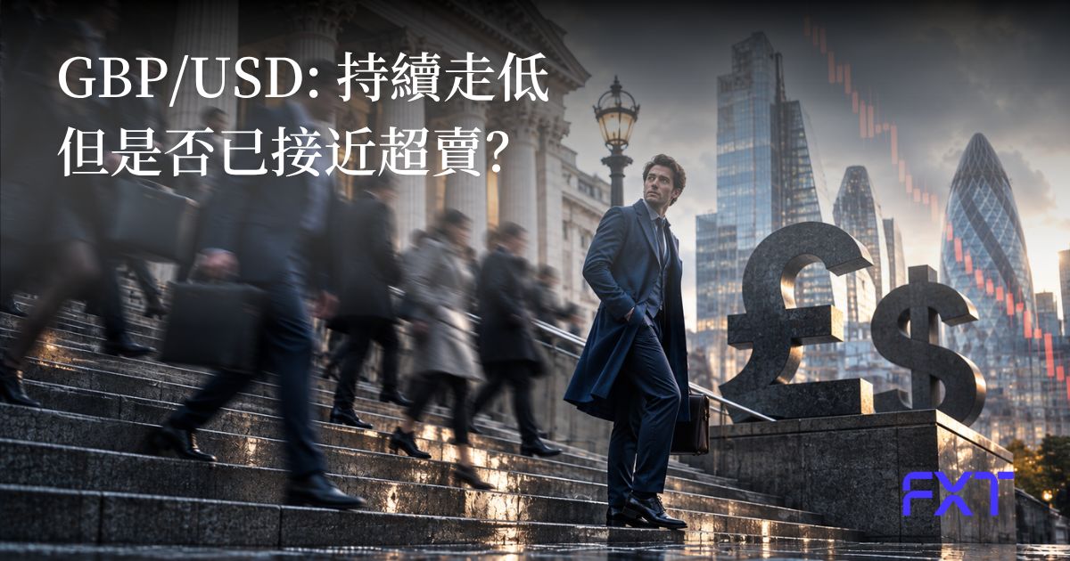 英鎊／美元跌破支撐擴大跌幅，英國通脹回升與美聯儲加息影響市場