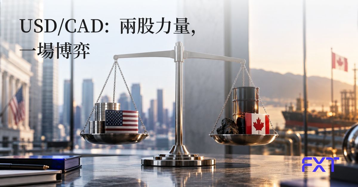 美元/加元承壓：油價走強與美元韌性形成博弈